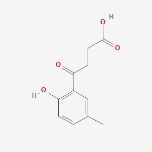 molecular formula C11H12O4 B2599916 4-(2-羟基-5-甲基苯基)-4-氧代丁酸 CAS No. 103987-17-3