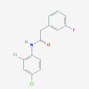 N-(2,4-dichlorophenyl)-2-(3-fluorophenyl)acetamide