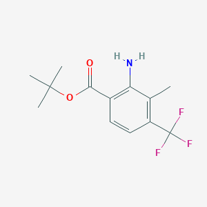Tert-butyl 2-amino-3-methyl-4-(trifluoromethyl)benzoate