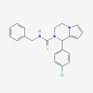 N-benzyl-1-(4-chlorophenyl)-3,4-dihydropyrrolo[1,2-a]pyrazine-2(1H)-carbothioamide