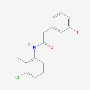 N-(3-chloro-2-methylphenyl)-2-(3-fluorophenyl)acetamide