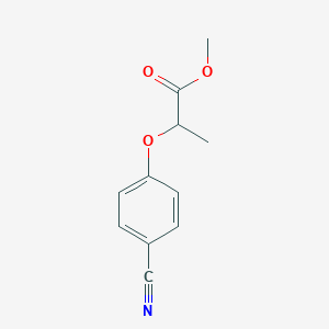 molecular formula C11H11NO3 B2599968 Methyl 2-(4-cyanophenoxy)propanoate CAS No. 165525-18-8