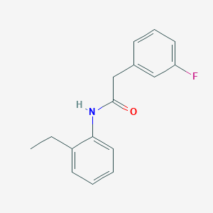 N-(2-ethylphenyl)-2-(3-fluorophenyl)acetamide