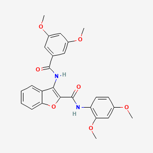3-(3,5-dimethoxybenzamido)-N-(2,4-dimethoxyphenyl)benzofuran-2-carboxamide
