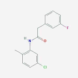 N-(5-chloro-2-methylphenyl)-2-(3-fluorophenyl)acetamide