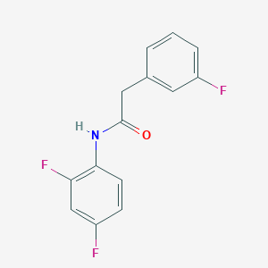 N-(2,4-difluorophenyl)-2-(3-fluorophenyl)acetamide