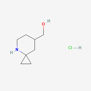 molecular formula C8H16ClNO B2600047 4-Azaspiro[2.5]octan-7-ylmethanol;hydrochloride CAS No. 2305255-40-5