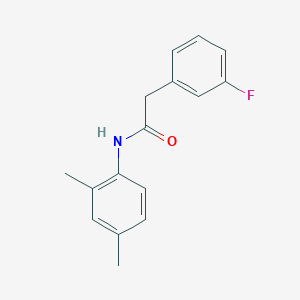 molecular formula C16H16FNO B260008 N-(2,4-dimethylphenyl)-2-(3-fluorophenyl)acetamide 