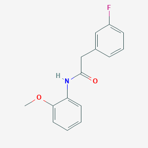 2-(3-fluorophenyl)-N-(2-methoxyphenyl)acetamide