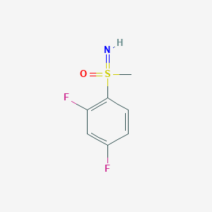 (2,4-Difluorophenyl)(imino)methyl-lambda6-sulfanone