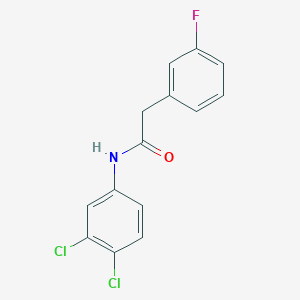 molecular formula C14H10Cl2FNO B260013 N-(3,4-dichlorophenyl)-2-(3-fluorophenyl)acetamide 