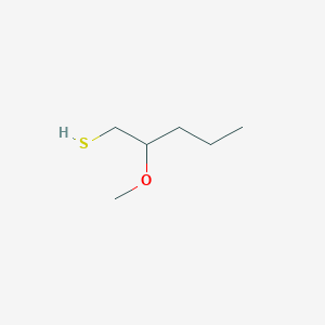 molecular formula C6H14OS B2600181 2-甲氧基戊烷-1-硫醇 CAS No. 1860324-46-4