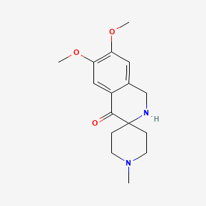 6,7-Dimethoxy-1'-methyl-1H-spiro[isoquinoline-3,4'-piperidin]-4(2H)-one