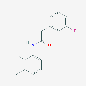 molecular formula C16H16FNO B260020 N-(2,3-dimethylphenyl)-2-(3-fluorophenyl)acetamide 