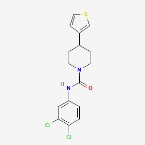 N-(3,4-dichlorophenyl)-4-(thiophen-3-yl)piperidine-1-carboxamide