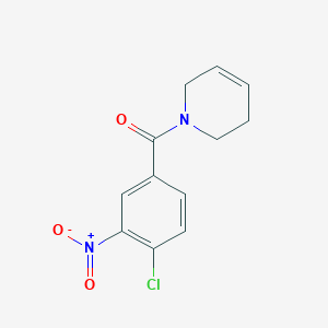 (4-chloro-3-nitrophenyl)-(3,6-dihydro-2H-pyridin-1-yl)methanone