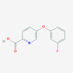 5-(3-Fluorophenoxy)pyridine-2-carboxylic acid