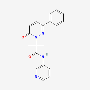 2-methyl-2-(6-oxo-3-phenylpyridazin-1(6H)-yl)-N-(pyridin-3-yl)propanamide