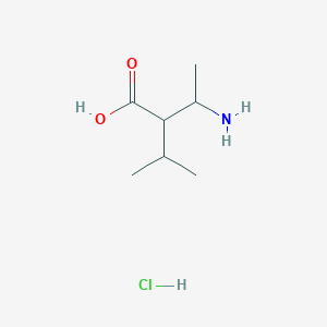 3-Amino-2-(propan-2-yl)butanoic acid hydrochloride