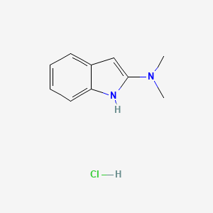 N,N-dimethyl-1H-indol-2-amine hydrochloride