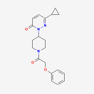 6-Cyclopropyl-2-[1-(2-phenoxyacetyl)piperidin-4-yl]pyridazin-3-one