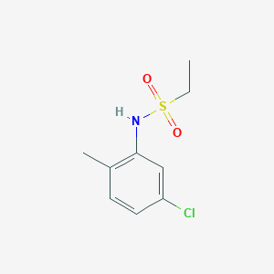 molecular formula C9H12ClNO2S B260033 N-(5-chloro-2-methylphenyl)ethanesulfonamide 