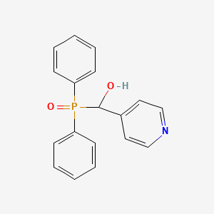 molecular formula C18H16NO2P B2600381 (二苯基膦酰基)(吡啶-4-基)甲醇 CAS No. 260446-47-7