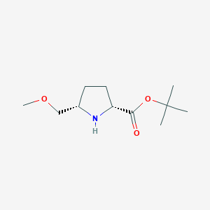 Tert-butyl (2R,5S)-5-(methoxymethyl)pyrrolidine-2-carboxylate