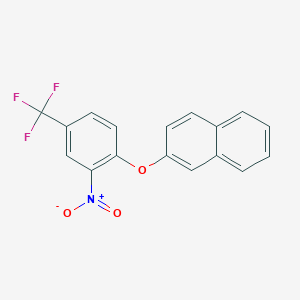 2-[2-Nitro-4-(trifluoromethyl)phenoxy]naphthalene