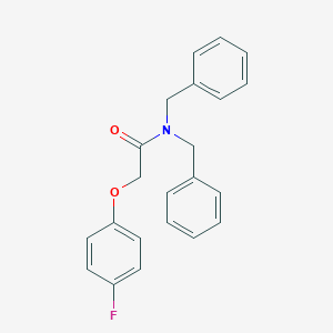 molecular formula C22H20FNO2 B260039 N,N-dibenzyl-2-(4-fluorophenoxy)acetamide 