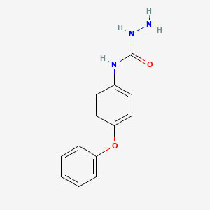 molecular formula C13H13N3O2 B2600393 N-(4-phenoxyphenyl)-1-hydrazinecarboxamide CAS No. 860784-76-5