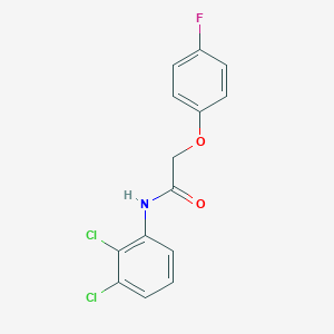 molecular formula C14H10Cl2FNO2 B260041 N-(2,3-dichlorophenyl)-2-(4-fluorophenoxy)acetamide 