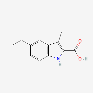 molecular formula C12H13NO2 B2600426 5-ethyl-3-methyl-1H-indole-2-carboxylic acid CAS No. 1368639-30-8