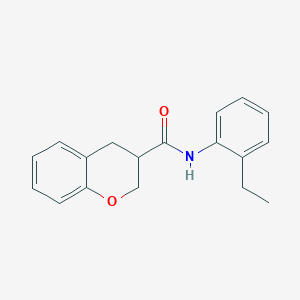 molecular formula C18H19NO2 B2600450 N-(2-ethylphenyl)-3,4-dihydro-2H-chromene-3-carboxamide CAS No. 932965-05-4