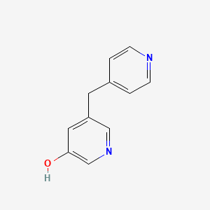 molecular formula C11H10N2O B2600462 5-(Pyridin-4-ylmethyl)pyridin-3-OL CAS No. 1557972-52-7