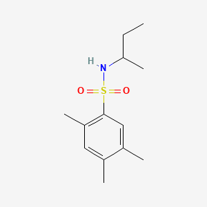 molecular formula C13H21NO2S B2600464 N-(sec-butyl)-2,4,5-trimethylbenzenesulfonamide CAS No. 898649-81-5