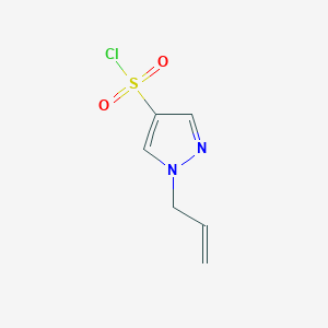 molecular formula C6H7ClN2O2S B2600480 1-丙-2-烯基吡唑-4-磺酰氯 CAS No. 1216296-89-7