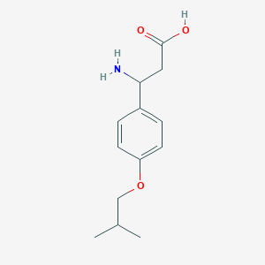 3-Amino-3-(4-isobutoxyphenyl)propanoic acid