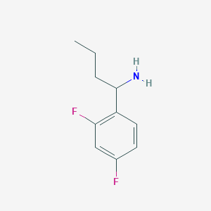 molecular formula C10H13F2N B2600492 1-(2,4-二氟苯基)丁-1-胺 CAS No. 1021033-54-4