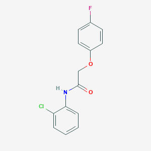 molecular formula C14H11ClFNO2 B260050 N-(2-chlorophenyl)-2-(4-fluorophenoxy)acetamide 