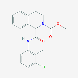 methyl 1-((3-chloro-2-methylphenyl)carbamoyl)-3,4-dihydroisoquinoline-2(1H)-carboxylate