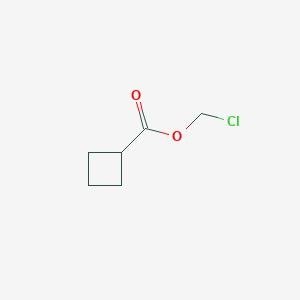 molecular formula C6H9ClO2 B2600570 Chloromethyl cyclobutanecarboxylate CAS No. 150865-02-4