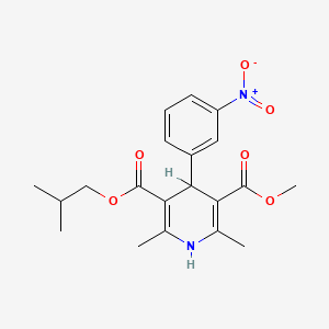 molecular formula C20H24N2O6 B2600598 m-Nisoldipine CAS No. 113578-26-0; 63675-72-9