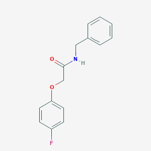 molecular formula C15H14FNO2 B260060 N-benzyl-2-(4-fluorophenoxy)acetamide 