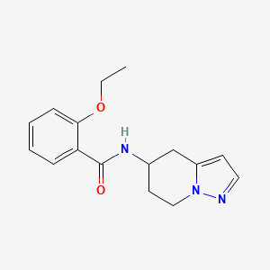 molecular formula C16H19N3O2 B2600630 2-ethoxy-N-(4,5,6,7-tetrahydropyrazolo[1,5-a]pyridin-5-yl)benzamide CAS No. 2034488-15-6
