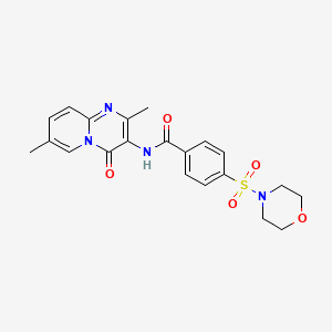 N-(2,7-dimethyl-4-oxo-4H-pyrido[1,2-a]pyrimidin-3-yl)-4-(morpholinosulfonyl)benzamide