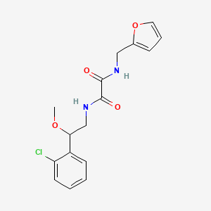 N1-(2-(2-chlorophenyl)-2-methoxyethyl)-N2-(furan-2-ylmethyl)oxalamide