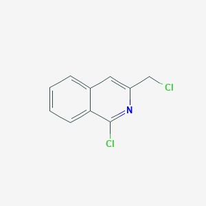 molecular formula C10H7Cl2N B2600659 1-Chloro-3-(chloromethyl)isoquinoline CAS No. 1803582-29-7