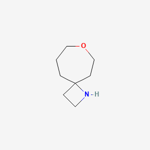 molecular formula C8H15NO B2600668 7-Oxa-1-azaspiro[3.6]decane CAS No. 1214875-16-7