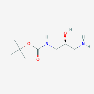 molecular formula C8H18N2O3 B2600681 (R)-tert-Butyl (3-amino-2-hydroxypropyl)carbamate CAS No. 1042665-73-5